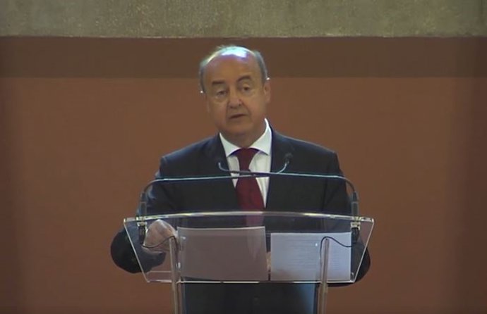 El presidente del TSJC, Jesús María Barrientos, el 27 de mayo de 2022.