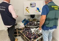 Hallan 10 kilos de marihuana en una empresa de paquetería de Palma