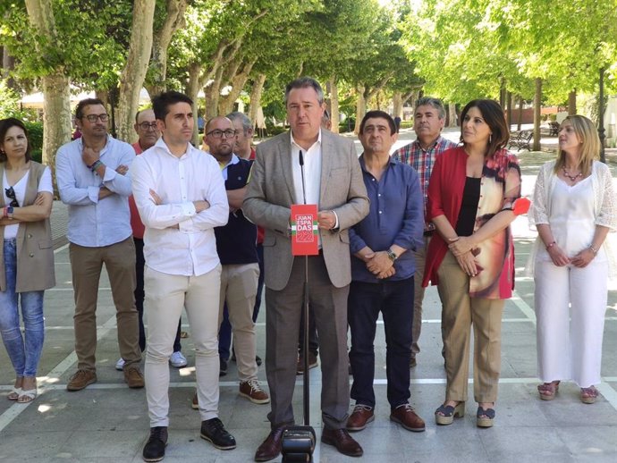 19J.- Espadas (PSOE-A) señala que Olona es "más sincera" al reconocer el acuerdo con Juanma Moreno (PP-A) 