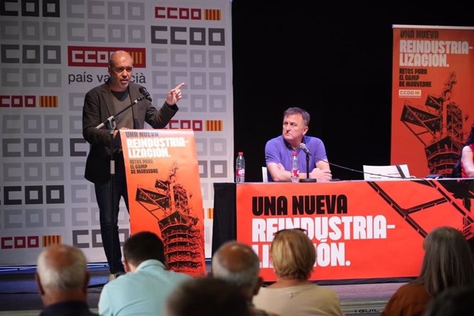 Unai Sordo en un acto en Sagunt