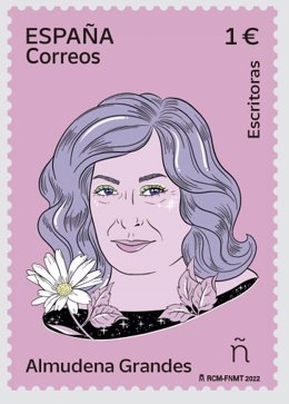 Correos emite un sello dedicado a Almudena Grandes