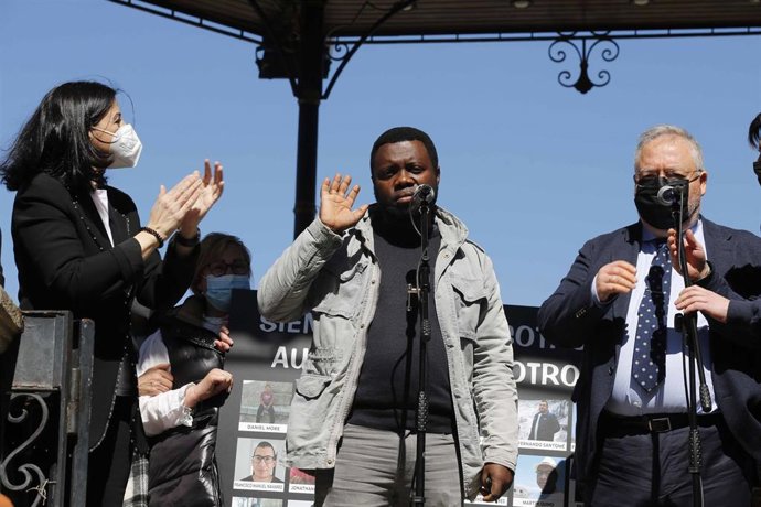 Archivo - El superviviente del naufragio en Terranova (Canadá), Samuel Kiwesi.