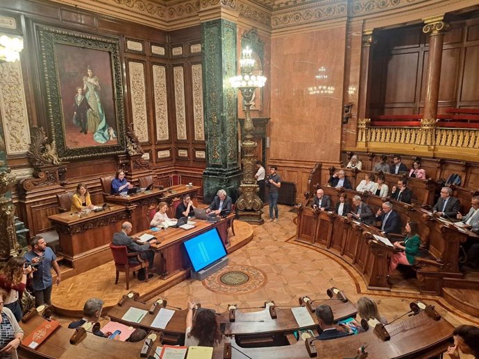 Pleno del Ayuntamiento de Barcelona a 27 de mayo de 2022