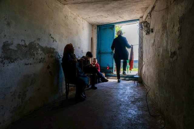 Imagen de archivo de la guerra en Ucrania 