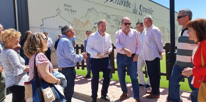 El consejero José Luis Soro ha visitado las obras