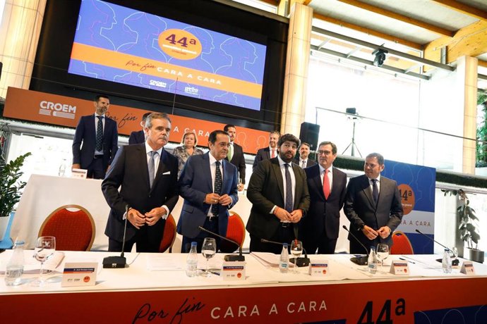 Clausura de la cuadragésima cuarta Asamblea General de la Confederación Regional de Organizaciones Empresariales de la Región de Murcia (CROEM)