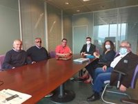 La Plataforma por la Pasarela del Bajo Nalón se reúne con el viceconsejero de Infraestructuras para abordar el proyecto