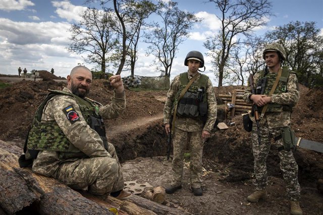 Soldados ucranianos.