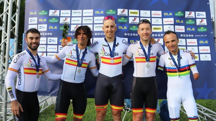España se baña de plata en el Europeo de ciclismo adaptado