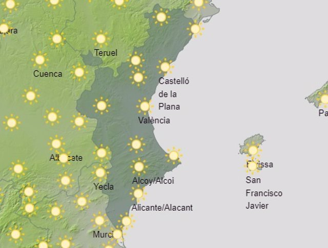 Predicción del tiempo para este sábado 28 de mayo