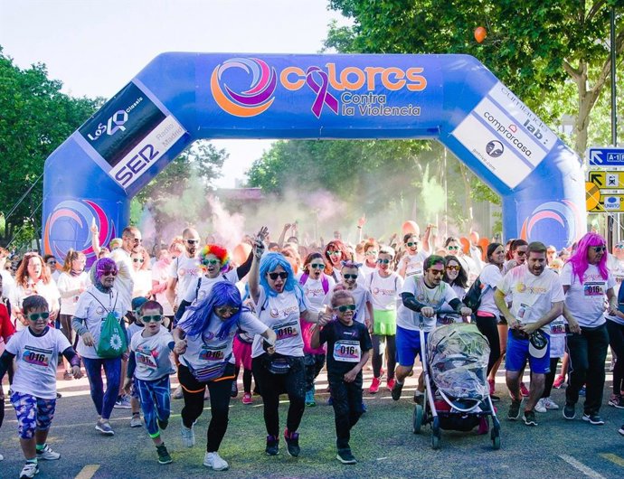 Carrera 'Colores por la Igualdad y contra la Violencia de Género' en Madrid