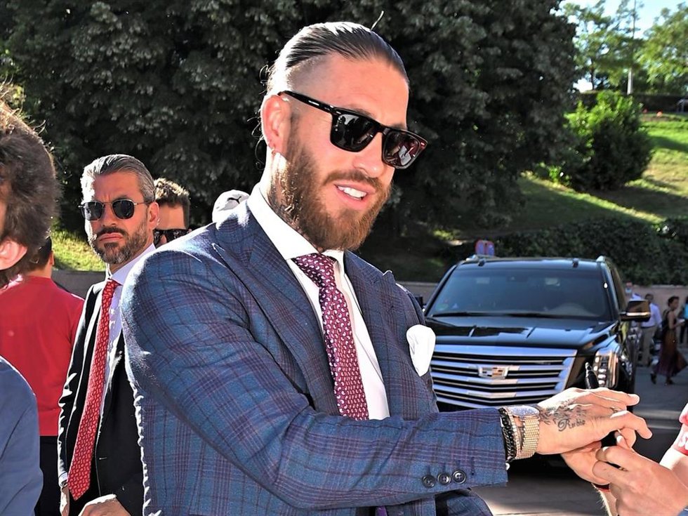 SERGIO RAMOS EN LA PLAZA DE TOROS DE LAS VENTAS, MADRID