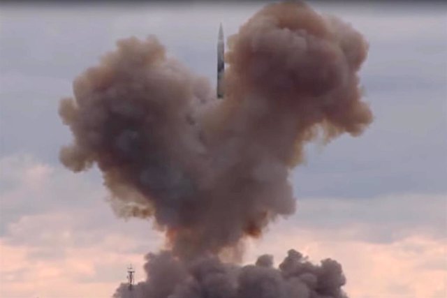 Imagen de archivo de la prueba de un misil hipersónico ruso