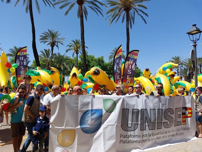 Más de 150 personas reivindican en Baleares la equiparación con Canarias del complemento de residencia