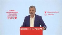 Collboni (PSC) acusa a Colau de haber "precipitado la campaña electoral" y tensionar la política