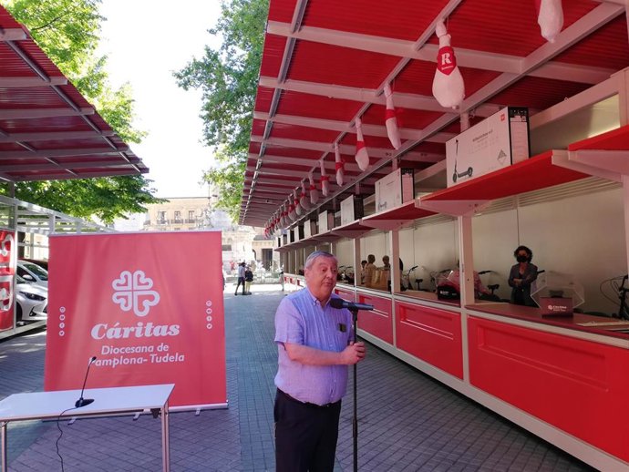 El director de Cáritas Diocesana de Pamplona-Tudela, Ángel Iriarte.