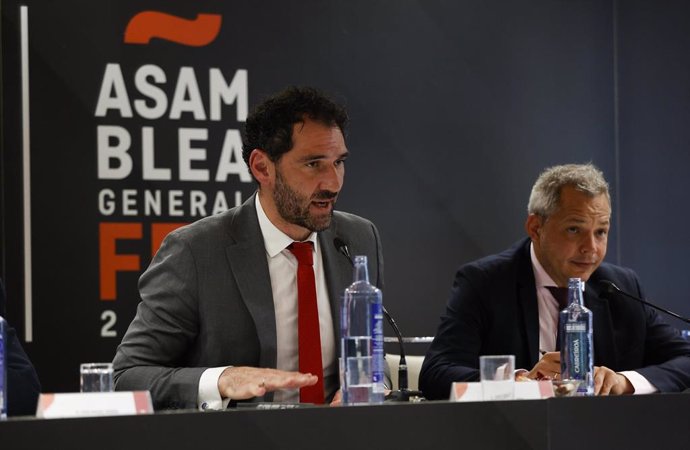 El presidente de la Federación Española de Baloncesto (FEB), Jorge Garbajosa