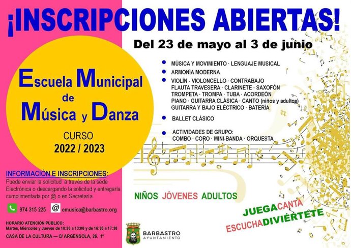 La Escuela propone una amplia y variada oferta