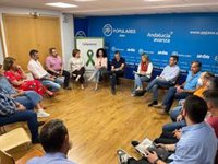 González y Bonilla (PP) analizan los proyectos puestos en marcha por el Gobierno andaluz en Jaén