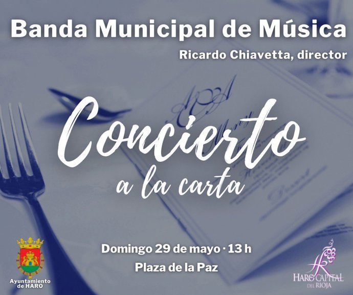 El concierto será en la Plaza de la Paz de la ciudad