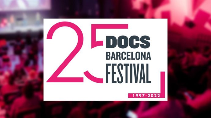 Cartel de la 25 edición del festival de cine documental DocsBarcelona