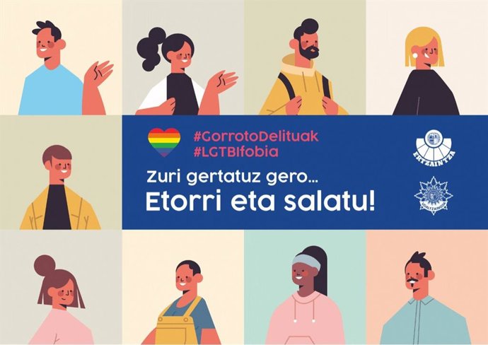 Una campaña anima a denunciar los delitos de odio que se producen en Euskadi