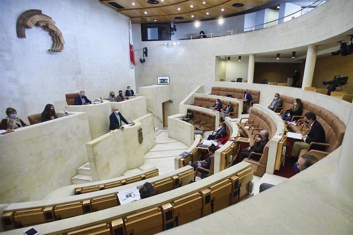 Archivo - Pleno del Parlamento de Cantabria