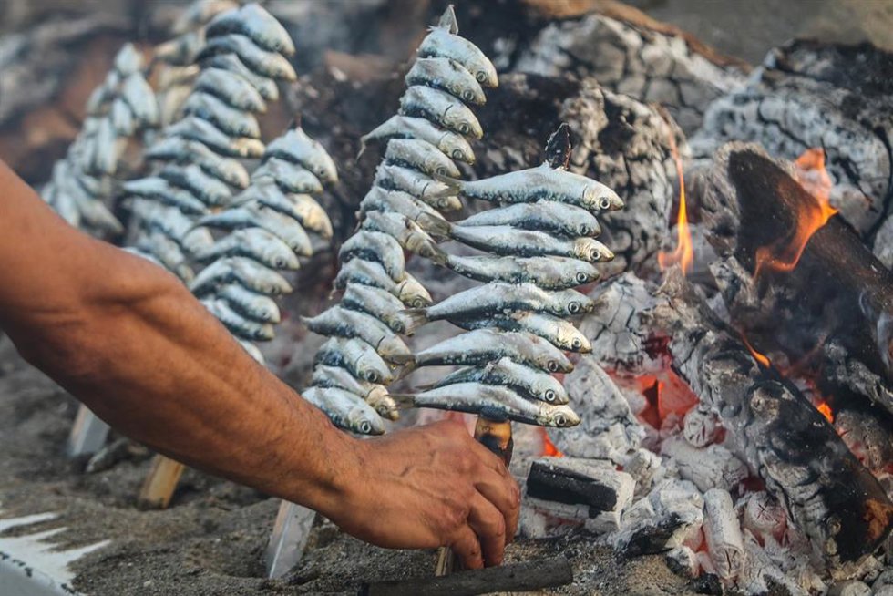 Archivo - Espetos de sardinas de Málaga