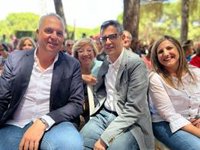 Bolaños contrapone "el olvido" del Gobierno de Rajoy con el "suma y sigue" de Sánchez en Campo de Gibraltar (Cádiz)