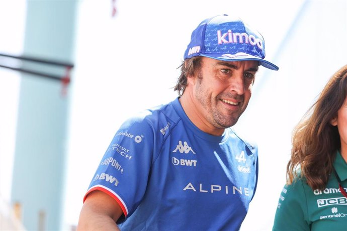 El piloto español Fernando Alonso (Alpine)