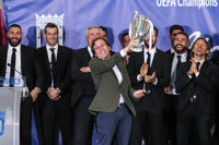 Almeida, a Courtois: "En el lado bueno también estamos los que lloramos en Lisboa contigo"