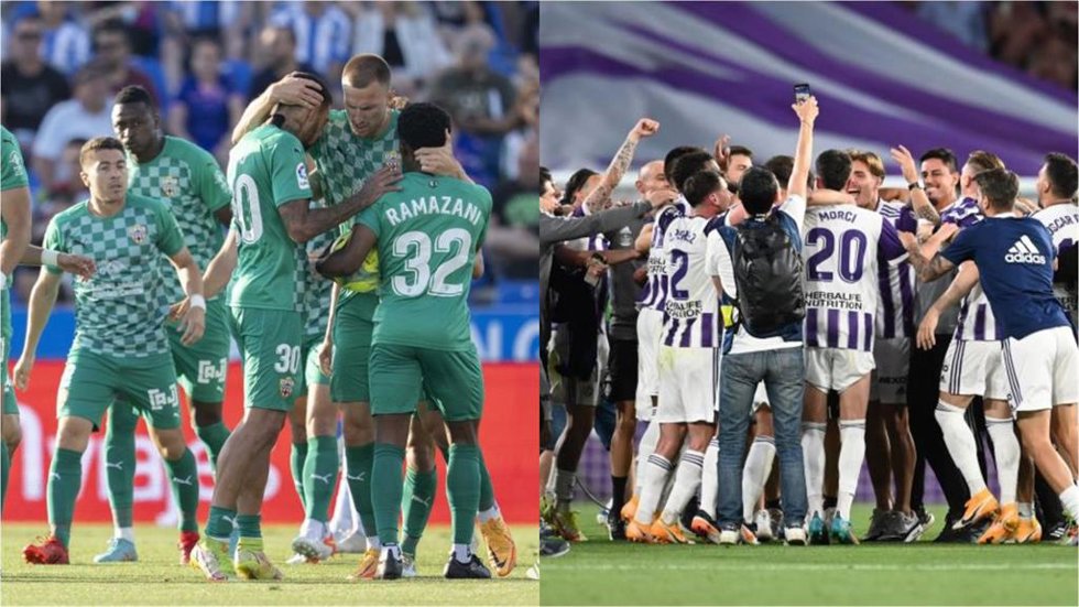 Almería y Valladolid vuelven a Primera