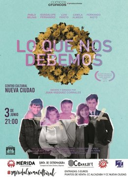 Cartel de la obra 'Lo que nos debemos'.