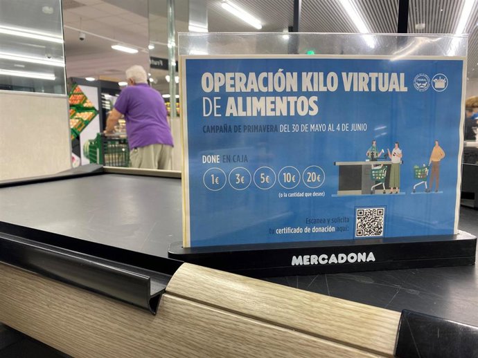 Mercadona.- Valencia.- Mercadona se suma a la Operación Kilo de Primavera con donaciones en caja para bancos de alimentos