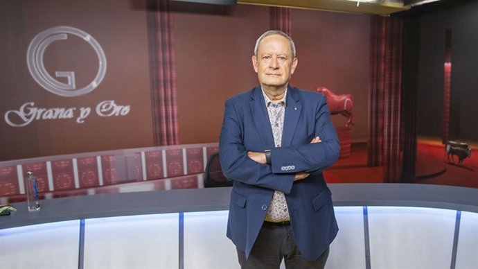 Archivo - Carlos Martín Santoyo, cyltv, grana y oro.