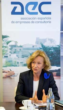 Archivo - Elena Salgado, presidenta de AEC