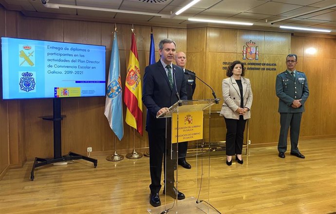 El delegado del Gobierno en Galicia, José Miñones.