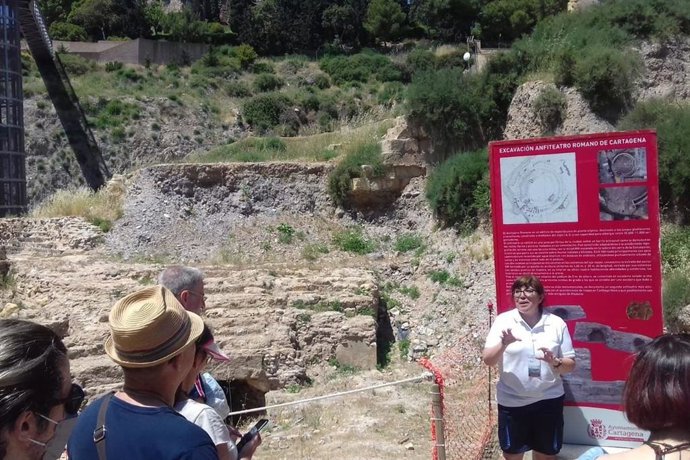 Visita al Anfiteatro romano de Cartagena