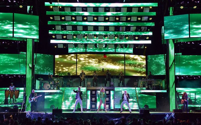 Archivo - Actuación de la orquesta Panorama