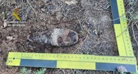 Guardia Civil destruye un proyectil hallado en Punta de n'Amer