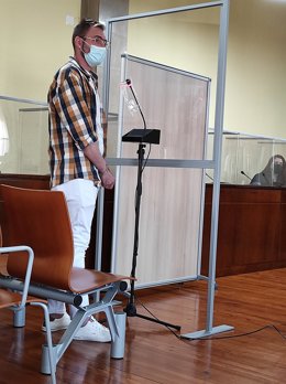 El acusado durante el juicio