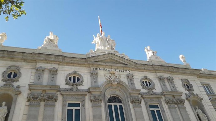 Archivo - Fachada del Tribunal Supremo