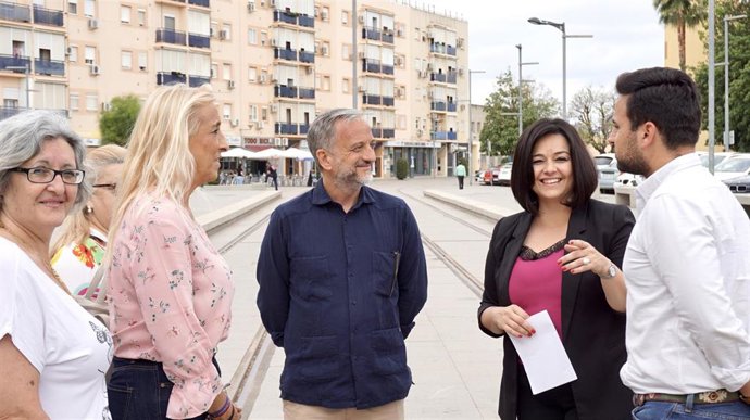 Np Virginia Pérez Destaca El Compromiso Del Gobierno Del Cambio Con Alcalá De Guadaíra Al Reactivar Las Obras Del Tranvía Paralizadas Y Abandonadas Por El Psoe