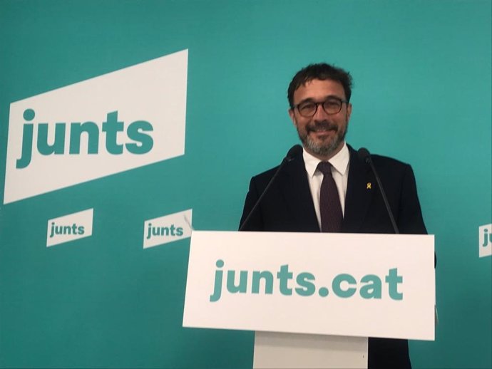 El portavoz de Junts, Josep Rius