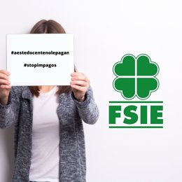 Archivo - Campaña de Fsie para acabar con los casos de impagos y atrasos a docentes y personal educativo (archivo)