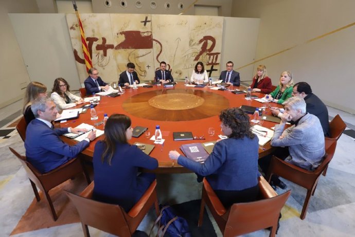 El Consell Executiu reunido. Foto de archivo.