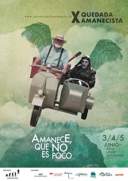 Cartel de la X Quedada Amanecista