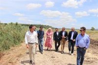 La Junta se interesa por la actuación para la puesta en valor de las marismas de Barbate (Cádiz)