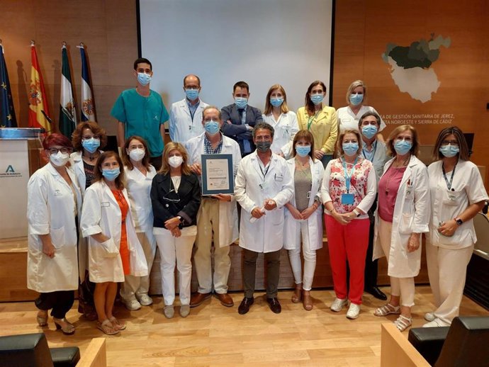 Certificación de calidad de la unidad de Oftalmología del Área de Gestión Sanitaria Jerez, Costa Noroeste y Sierra.