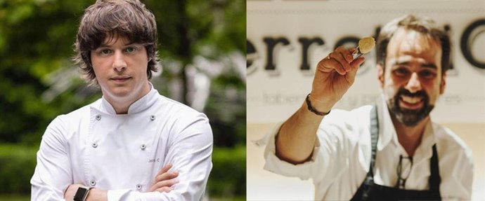 Los chefs Jordi Cruz y Josean Merino